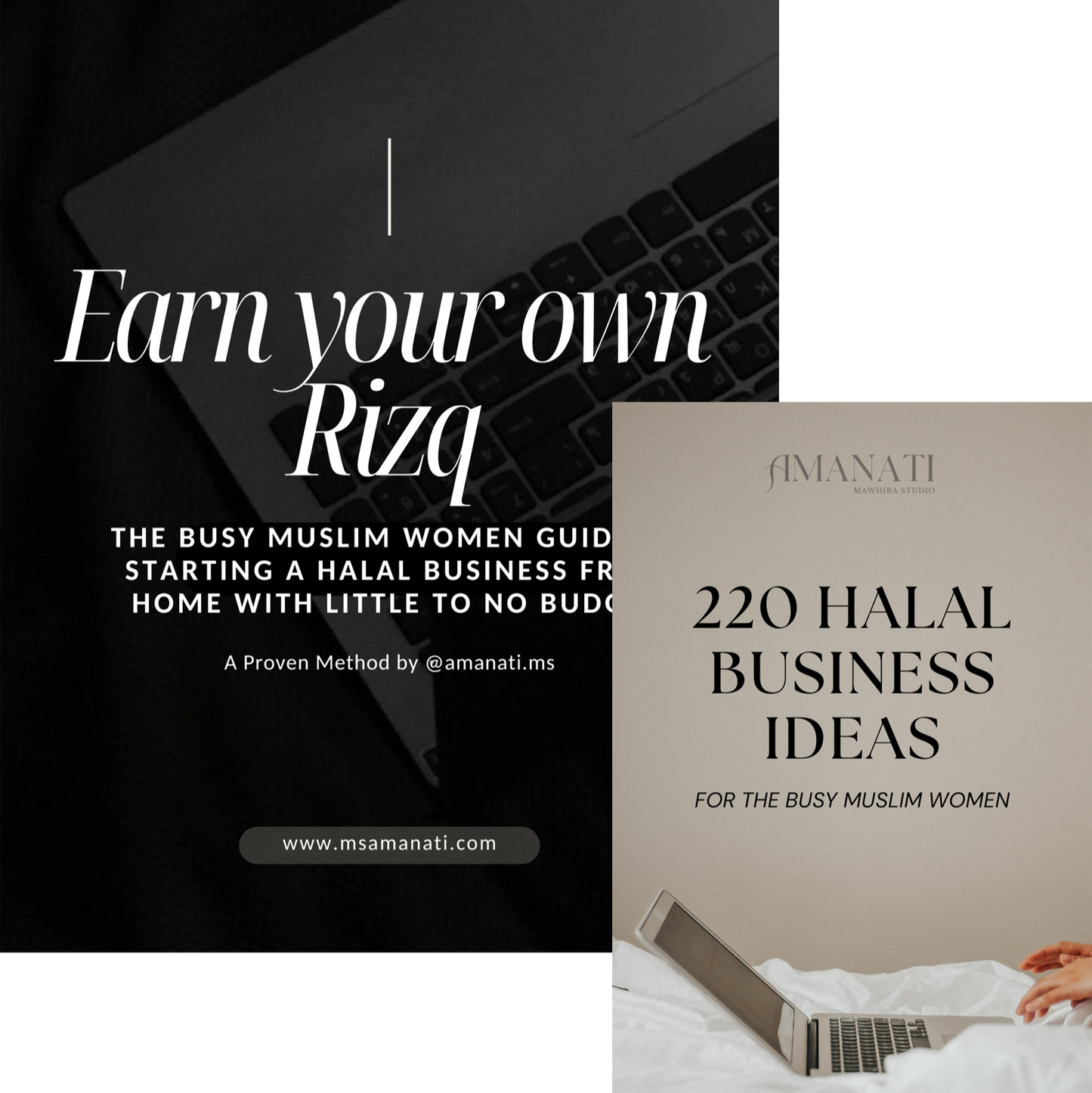 BUNDLE – EBOOK Earn your Own Rizq + 220 Halal business ideas guide